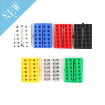 

SYB-170 Mini Solderless Prototype Breadboard for Arduino Bread Board 170 Tie-points Experiment Test Electronic DIY Kit SYB 170
