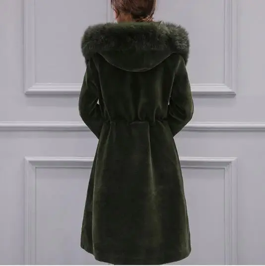 Пушистое зимнее женское пальто из искусственного меха пушистая куртка Femme размера плюс пушистая верхняя одежда из искусственного меха Z220
