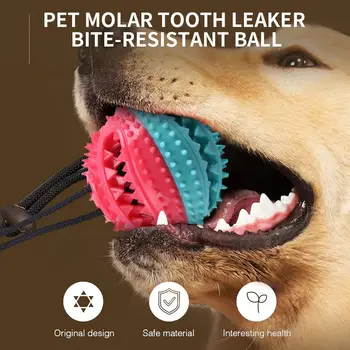 

SOLEDI Rubber Fun Pet Nibbling Ball Silicone Molar Suction Cup Toy Dog Grinding Pillow Tableware Soft Pet Dog Toys 3 Pattern