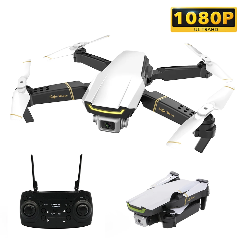 Складной Радиоуправляемый Дрон GW89 Wi Fi FPV HD камера 1080P|Радиоуправляемые вертолеты|