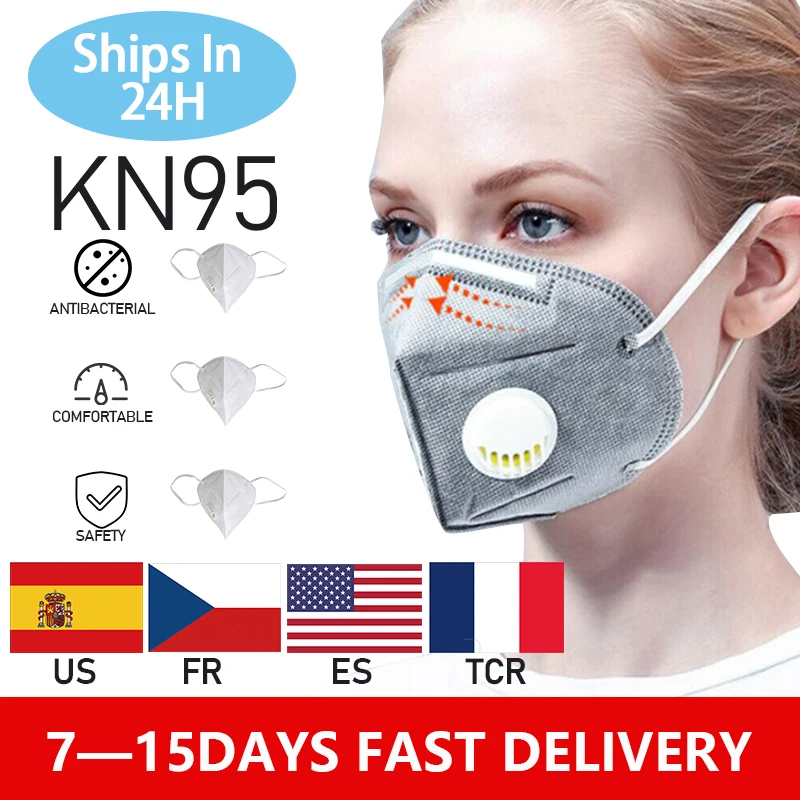 

KN95 Mask Anti Pollution PM2.5 Mouth Mask Dust Respirator Washable Mask Unisex N95 Mask Mouth N95 Mask ffp3 mask Dropshipping