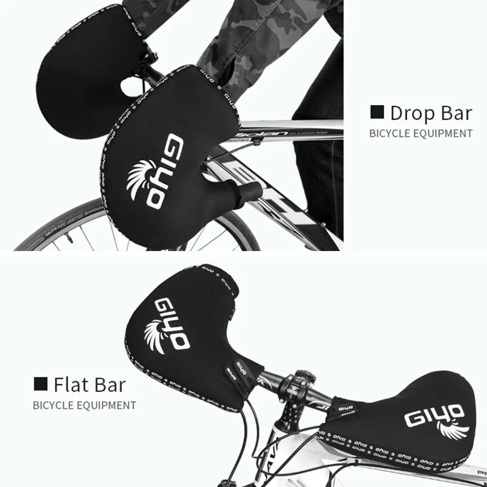 Для GIYO зимние теплые перчатки для велоспорта мужские и женские ветрозащитные водостойкий руль варежки MTB дорожный велосипед барные