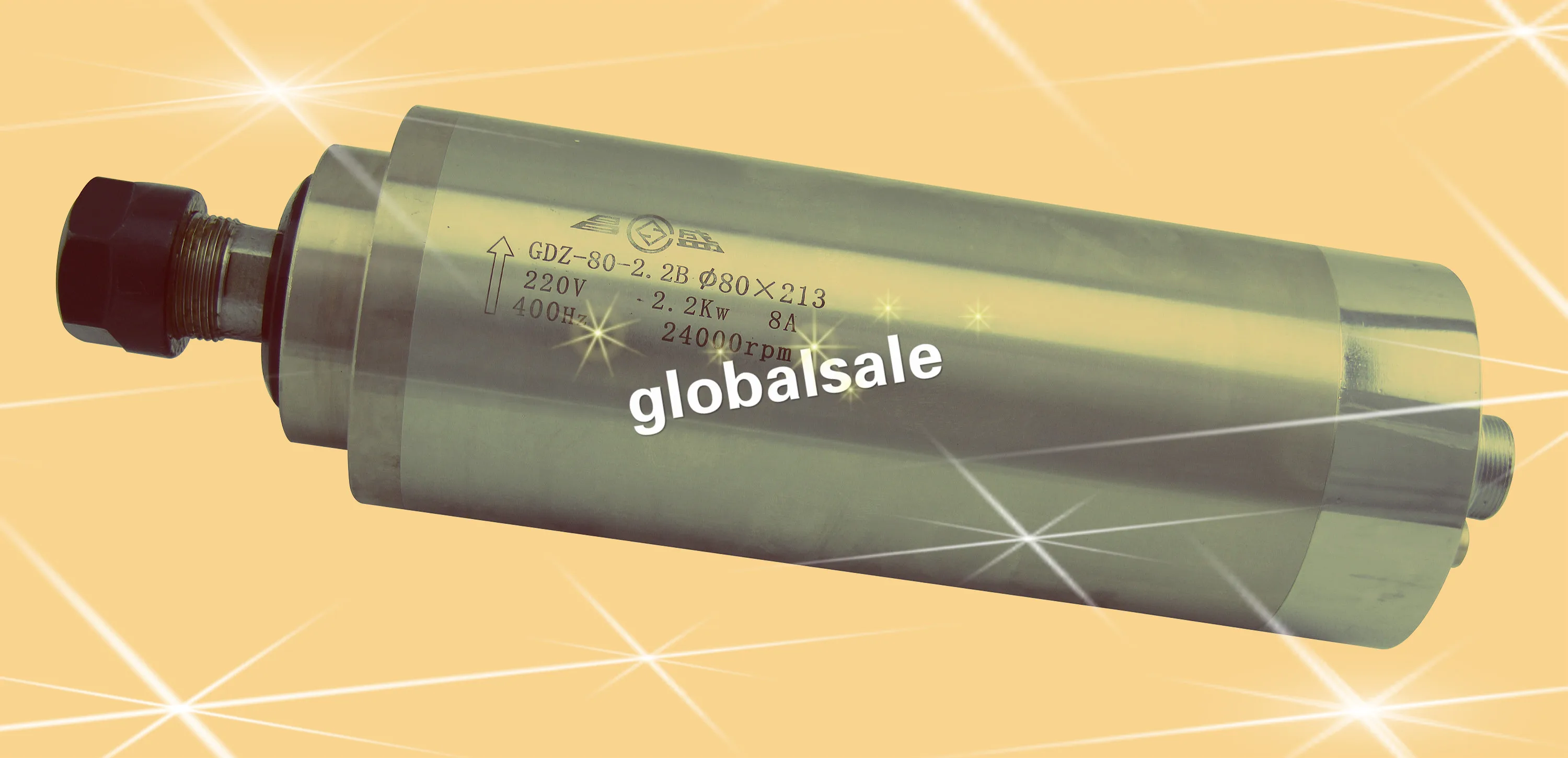 GDZ 80 2.2B 2200 Вт 400 кВт 3 л.с. 220 Гц ER20 Цанга 213 в вход Шпиндельный двигатель с водяным