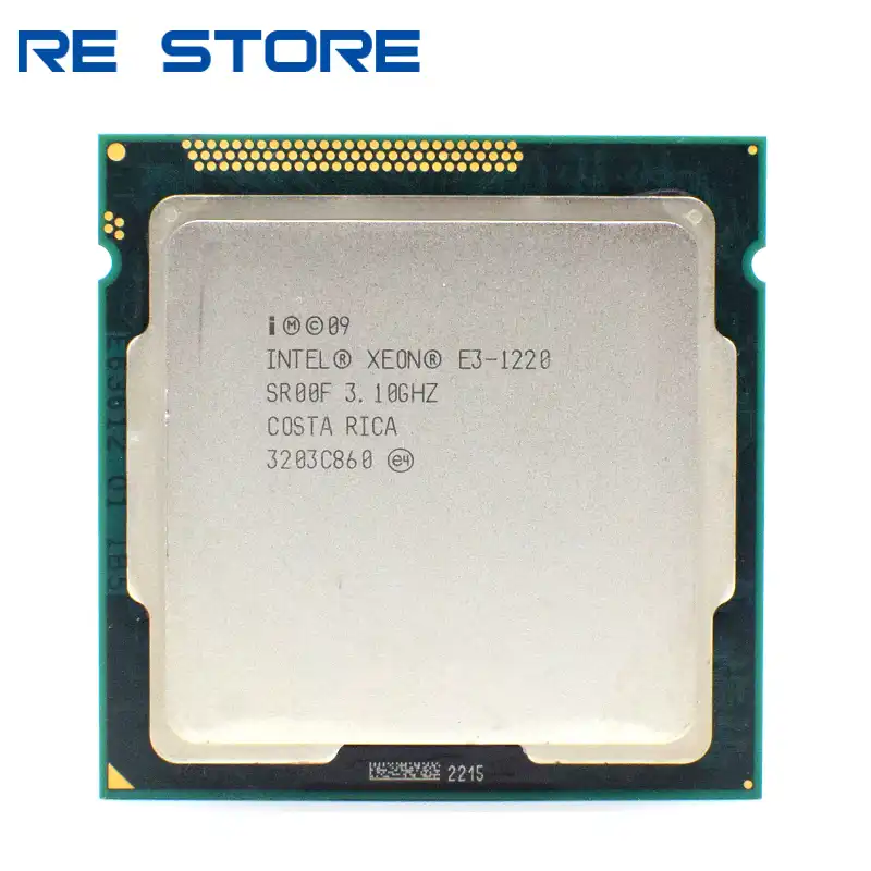 Used Intel Xeon E3 1220 3 1ghz 5 Gt S Quad Core Cpu Processor Sr00f Lga1155 Cpu Processor Price Cpu Processor For Salecpu Processor Speed Aliexpress