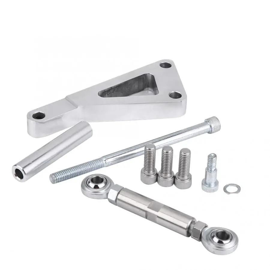 Oversea Polished Alternator Bracket Kit Water Pump Lwp Set for Chevy SBC 350 Aluminum Silver | Автомобили и мотоциклы
