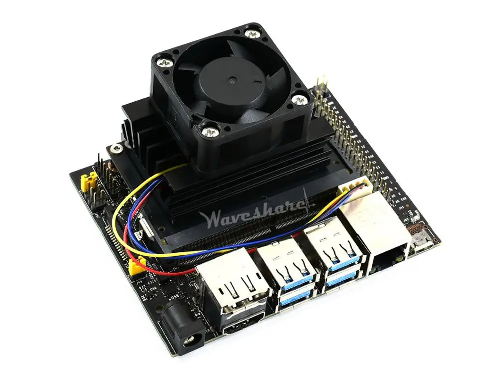 Waveshare Dedicated Cooling Fan for Jetson Nano, PWM Speed Adjustment, Strong Cooling Air