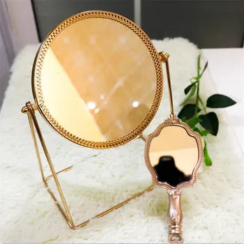 

Mirror makeup mirror desktop Princess mirror desktop single-sided desktop mirror large size, high definition, simple portable be
