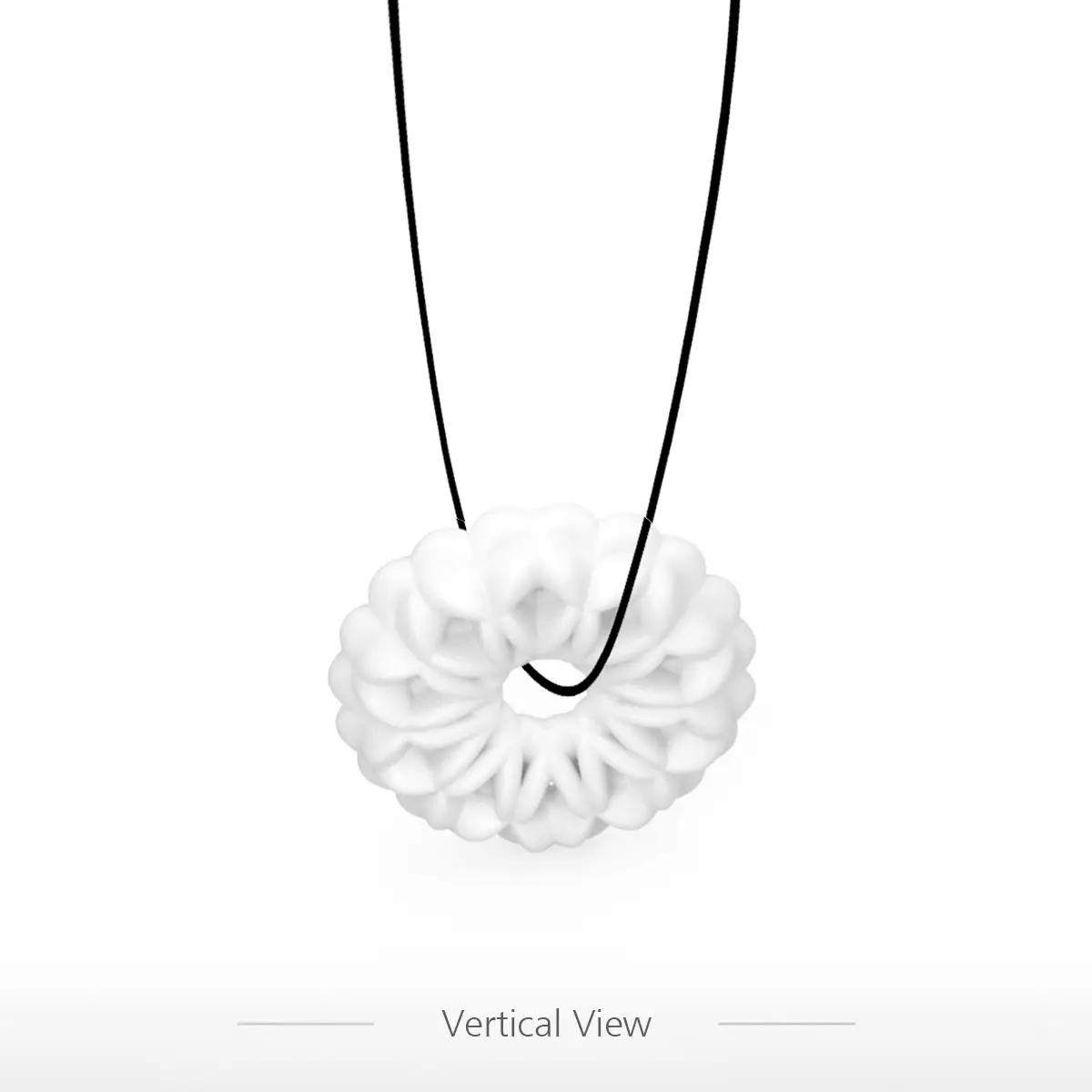 

Snowflake Pendant 3D Printed Jewelry Original Design Unique Model Personal Hangging Modern Sculpture