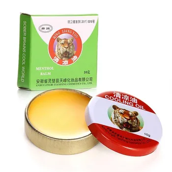 

10g Cooling Oil Muscle Rub Aches Cream Original Red Tiger Balm Mint Anti-itching Headache Pain Relief Ointment Anti-mosquito