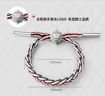 

Cosmile The King’s Avatar Ye xiu Logo Bead Bracelet Woven Steel & Titanium Cosplay Cute fashion