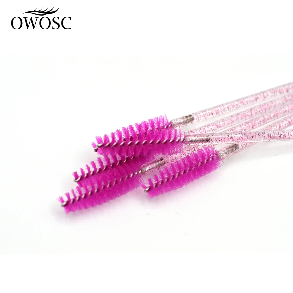 Disposable Mascara Wands Mini Lashes Brushes Mascara Applicator Micro Spoolie Brushes 50 Pcs/Set for Eye Lash makeup brush set makeup brush eyelashes brush eyelash brush makeup tool set makeup tool