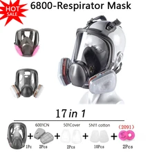 Anti-Fog Anti Dust Respirator Gas Mask Protection Industrial Gas Masks With Activated Carbon Filters Formaldehyde Protection