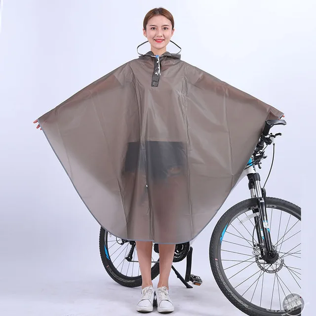 calidad para hombres y mujeres ciclismo bicicleta impermeable capa de lluvia Poncho con capucha impermeable a prueba de viento funda de Scooter de movilidad|Impermeables| - AliExpress
