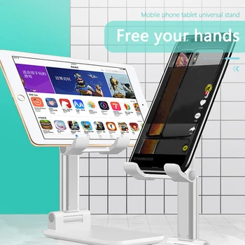 

Adjustable Desk Mobile Phone Holder Stand For iPhone Foldable Desktop Tablet Holder For ipad Universal Table Cell Phone Stand