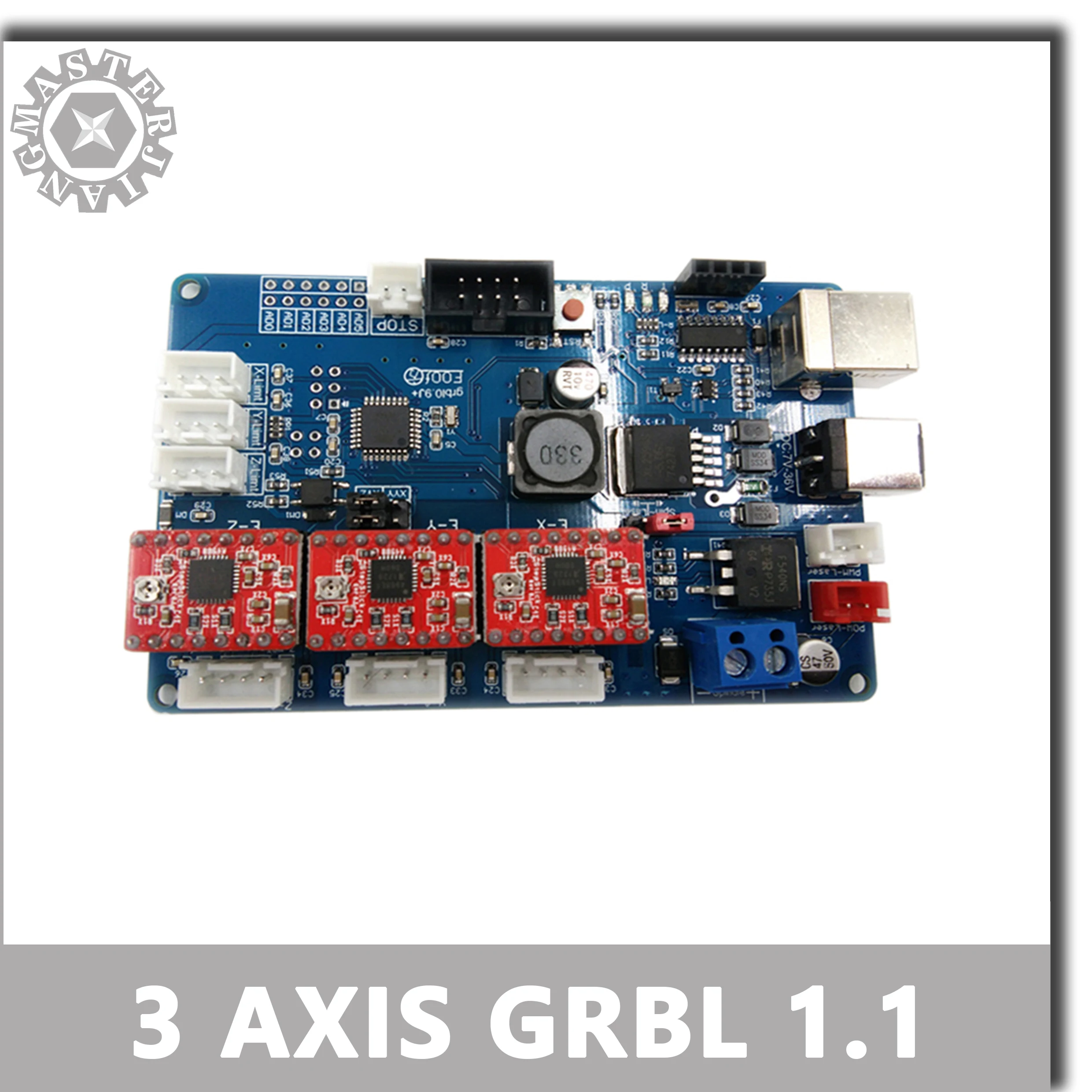 Гравировальный станок с ЧПУ GRBL 0 9 USB/ 1 XYZ автономным портом 3 оси управления
