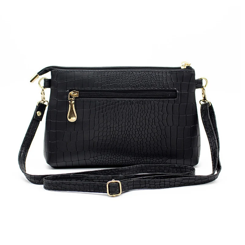 Bolso Bandolera De Mujer Estilo Cubo, Patrón Cocodrilo En Cuero PU – Elegante Y Espacioso, Con Dos Correas Ajustables