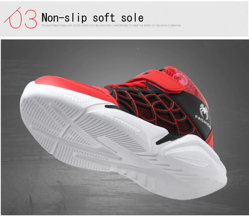 PINSEN 2019 Winter Kids Sneakers Boys Basketball Shoes Running Casual Children Shoes Boy Sport Spiderman Shoes chaussure enfant (6)