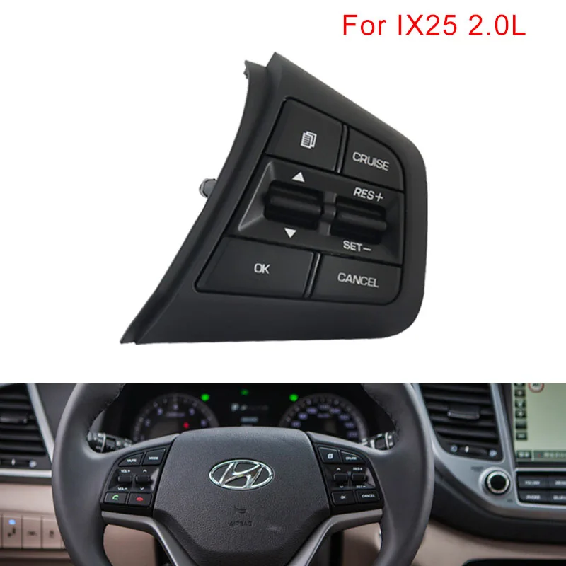 

New Auto Parts For Hyundai Creta Ix25 2.0L Steering Wheel Cruise Control Buttons The Right Side