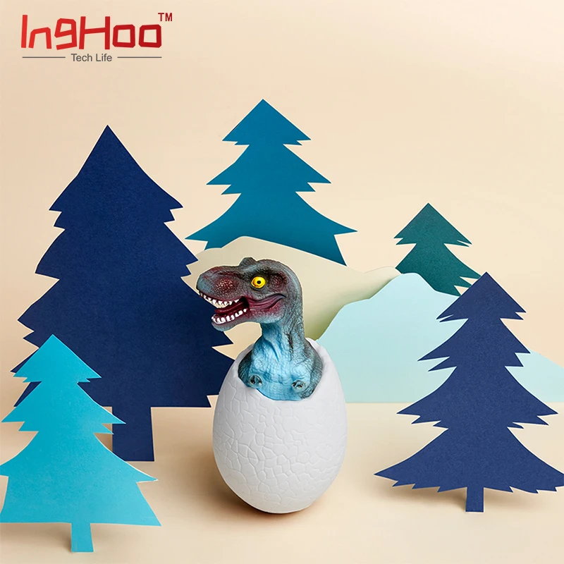 Inghoo 3D печать Динозавр яйцо ночник светильник с пультом дистанционного