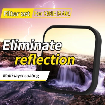 

Suitable for insta360 one R filter 4K wide angle motion camera accessories body polarizing dimmer Cameras Accessorie