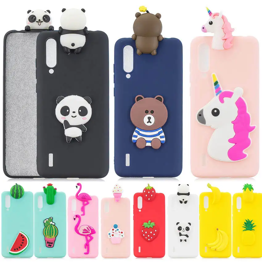 

Silicone case For Xiaomi Mi A3 case Mi a3 Soft TPU Cover Unicorn Bear Banana Flamingo Cute For Xiaomi mi CC9 CC9SE Xiaomi A3