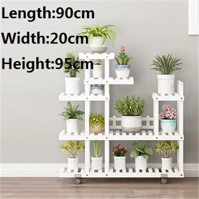 Escalera Terraza Varanda Estante Para Flores Stojaki Крытый Stojak Na Kwiaty открытый цветок стенд Dekoration стойки завод полка - Цвет: Version A