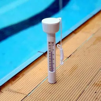 

0-50C Floating Thermometer Celsius Fahrenheit Dual Display Temperature Meter for Swimming Pools Sauna Spa Bath Hot Spring