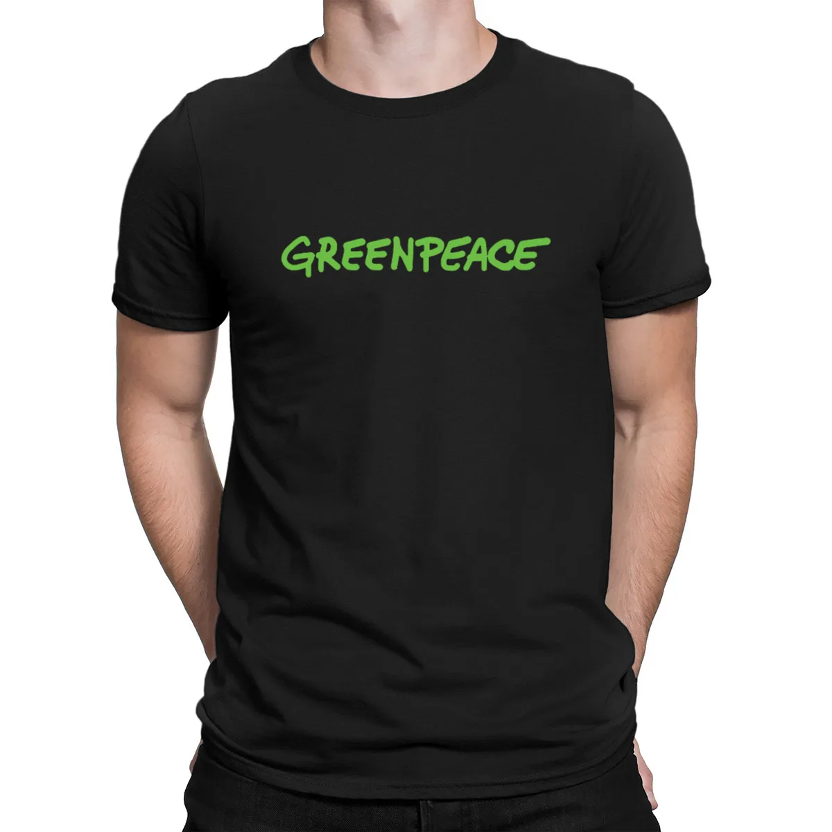 Новинка, футболки от бренда Greenpeace, летняя футболка для мужчин,, заказное строительство, Anlarach, короткий рукав