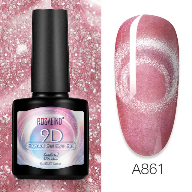 ROSALIND 8ml Gel Nail Polish Shiny Matte Effect Gel Polish For Manicure Nail Art Design Semi Permanent Painting Varnishes Gel RS17-A861