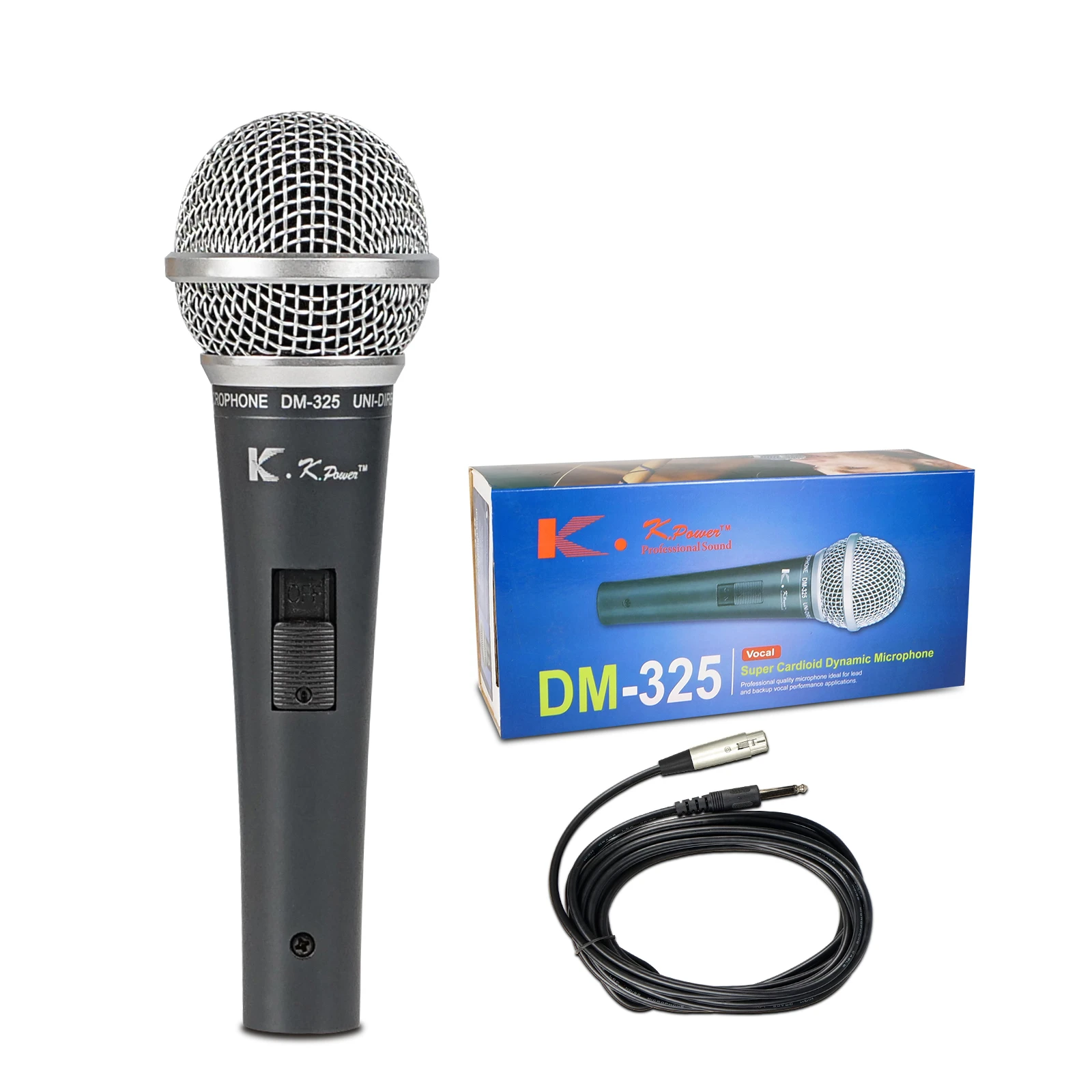 Wired ALL METAL Handheld Dynamic Microphone, Unidirectional Cardioid Pattern, XLR Conenctor for Vocal/Karaoke/Party SN-DM325） gaming microphone