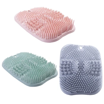 

Bath Foot Massage Pad Mat Shower Back Massage Cushion Brush Suction Cup Bathroom Non-Slip Bath Mat Anti Skid Pad