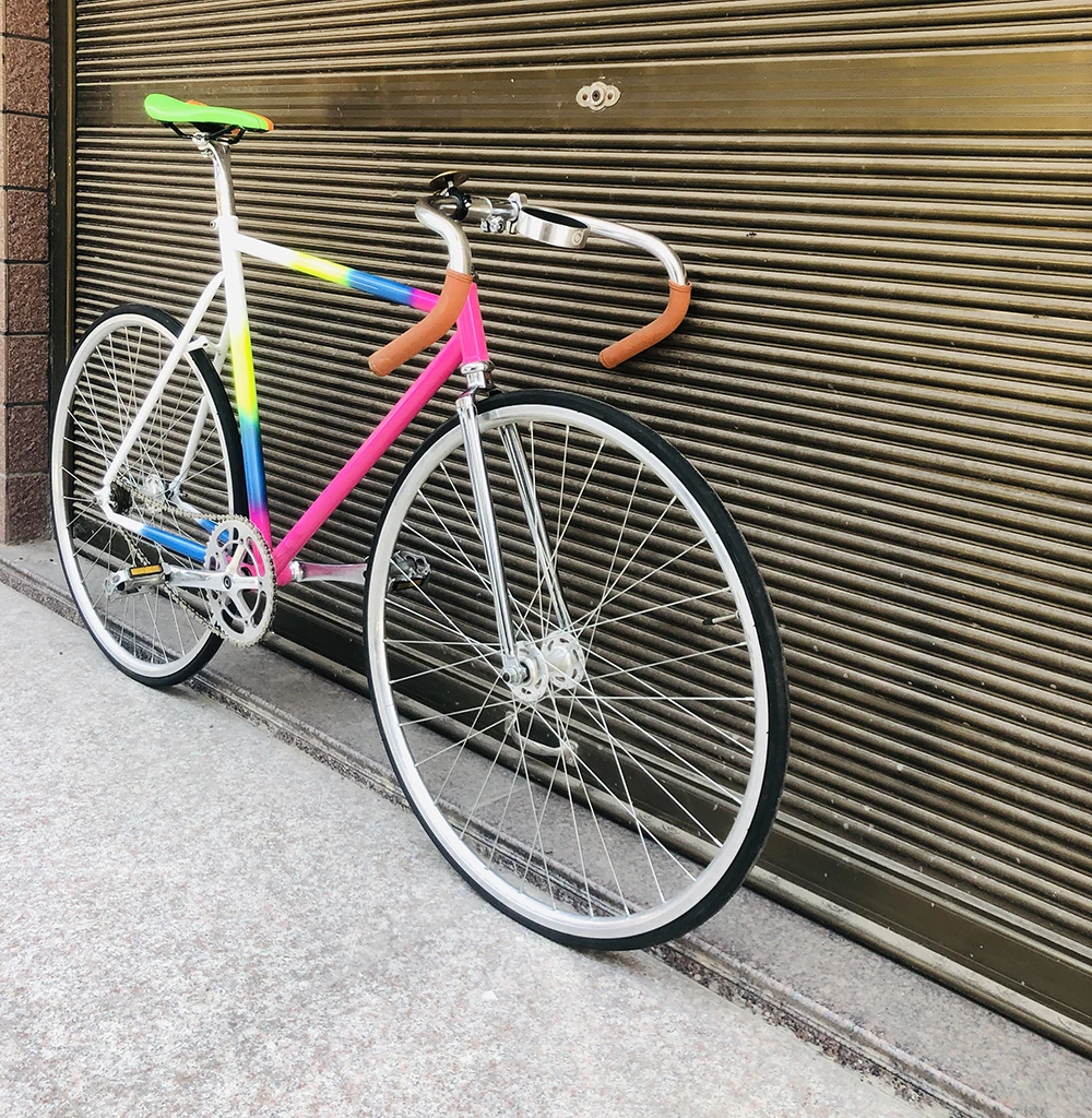 700C Fixie bike Track Single speed Bike 57cm fixed gear bike 4130 Chrome-molybdenum Steel vintage bike frame