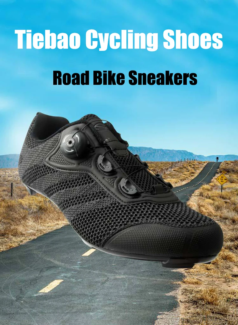 Tiebao/Обувь для шоссейного велоспорта; Мужская обувь для езды на велосипеде; sapatilha ciclismo; самоблокирующаяся обувь для велосипеда; Zapatillas Ciclismo