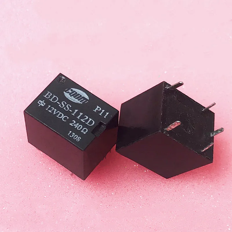 

10 шт./лот 100% оригинальное новое автомобильное реле BD-SS-112D BD SS 112D BD-SS-112D-12VDC 12 В 5PIN