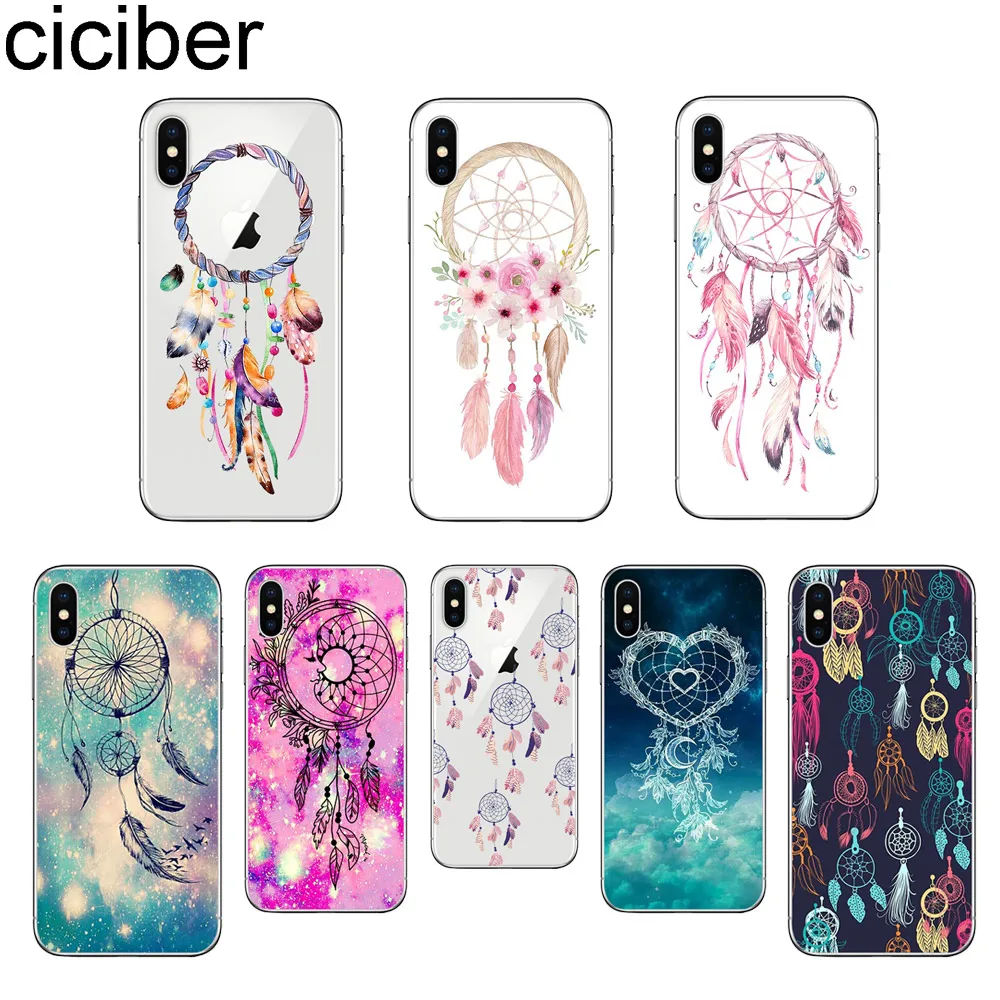 Чехол ciciber Ловец снов для iPhone 11 Pro Max чехол телефона X XR XS 7 8 6 6S Plus 5S SE мягкий из ТПУ