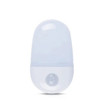 

ICOCO Compact Energy Saving LED Infrared Light Easy to Install Human Body Sensor Nightlight Home Bedroom Night Lamp 2017 Arrival