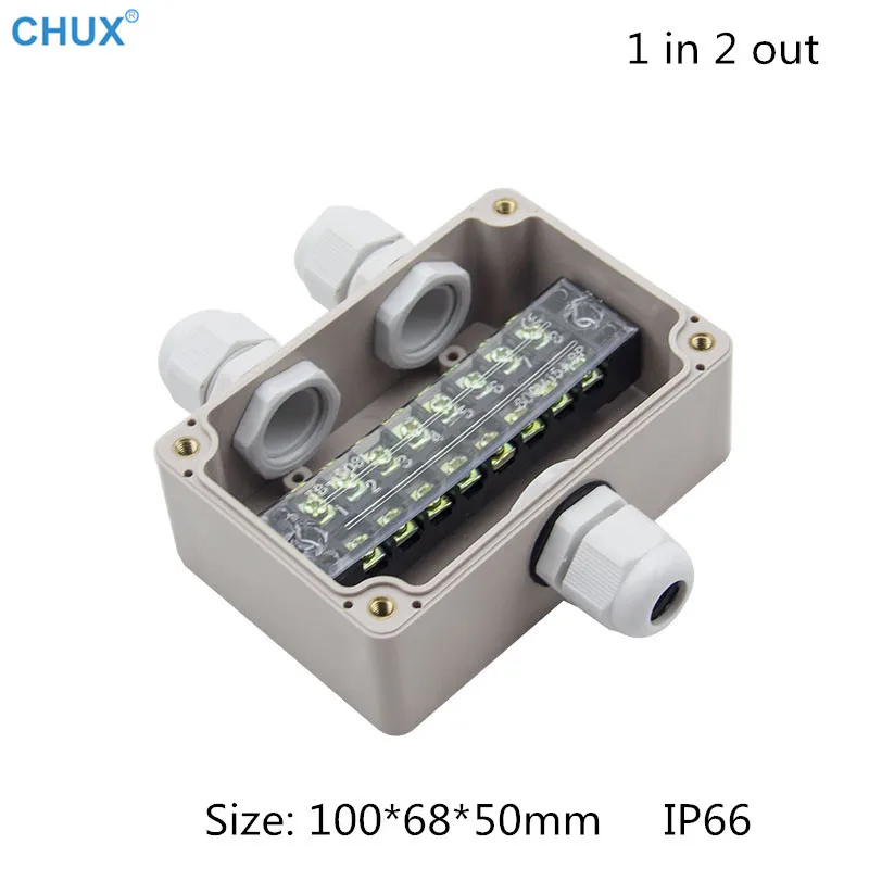 terminal tb 1508 100x68x50mm caixa selada do cerco 04