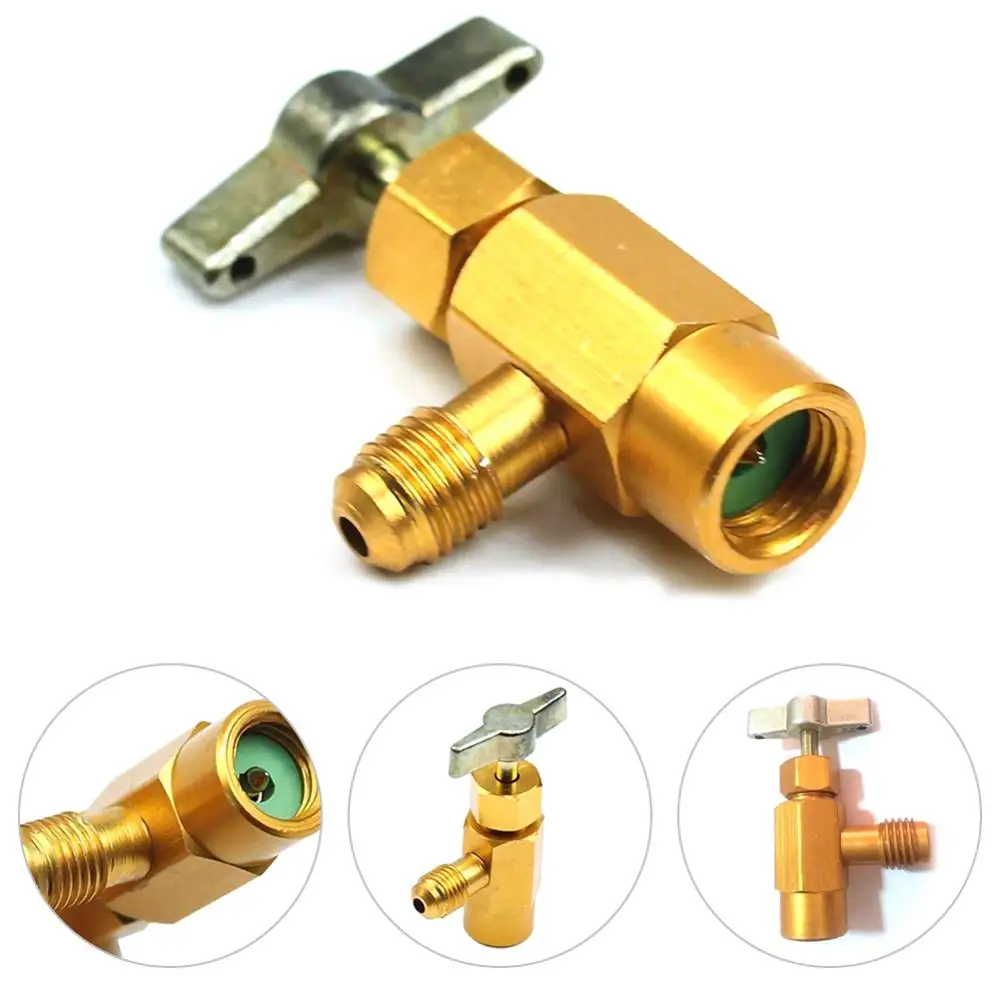 

R134A Car Air conditioning A/C Refrigerant Can Tap Valve Bottle Opener Adapter