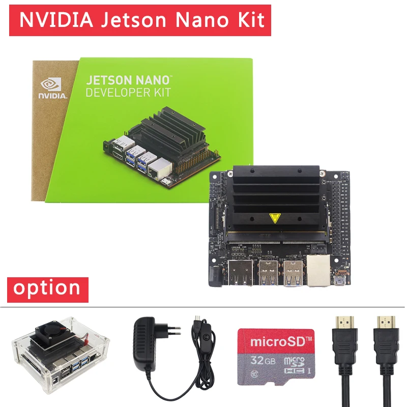 NVIDIA Jetson Nano Developer Kit для искусственного интеллекта AI Computing CPU 4 Гб 64 разрядный LPDDR4 |