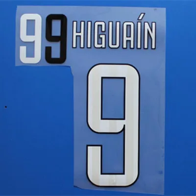 18 домашних BUFFON DYBALA CHIELLINI PJANIC KHEDIRA HIGUAIN MANDZUKIC BONUCCI DANI ALVES на заказ Nameset футбол Satch значки - Цвет: HIGUAIN