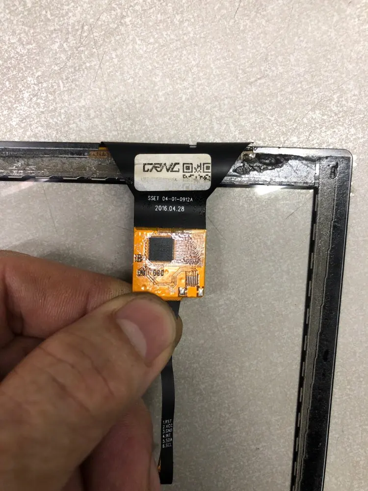 Sensor de Tela Sensível ao Toque Digitalizador Rádio Carplay Painel do Escritor Mão Zp2329-9-j Bmw E39 E53 x5 Benz Gt911 Pinos 224*130 mm Pol - Imagem 3