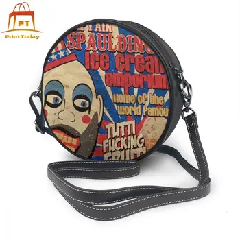 

Ice Cream Shoulder Bag Ice Cream Leather Bag Crossbody Print Women Bags Travel Trend Woman Mini Round Purse