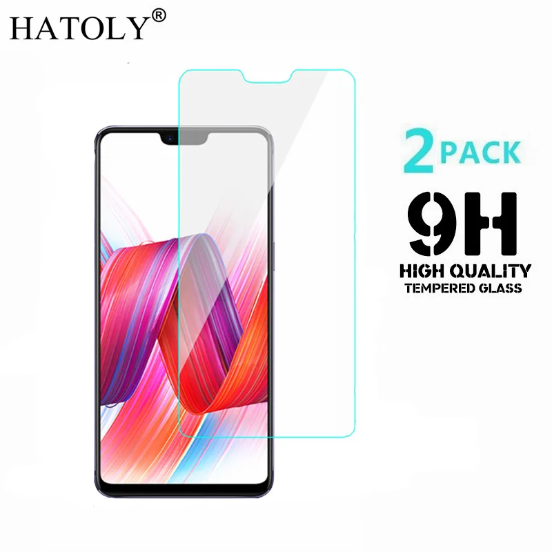 2 шт. закаленное стекло для BBK Vivo V9 ультратонкая Защитная пленка HD Y85 HATOLY|Защитные