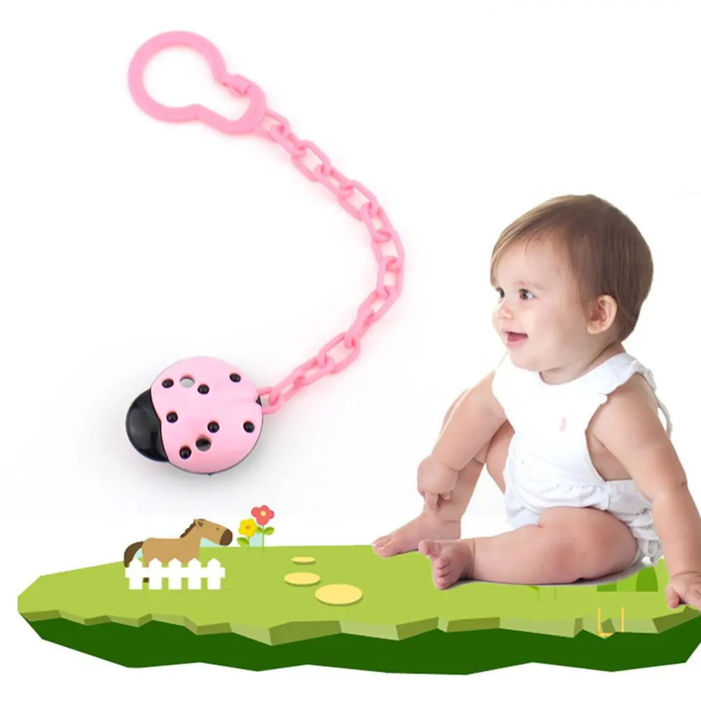 

Safety Food Grade Silicone Baby Pacifier Mouth Infant Toddler Baby Soother Teether Funny Feeding Nipple With Anti-drop Chain