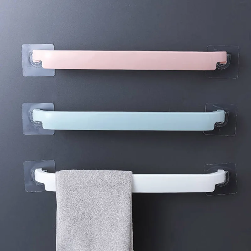 Bathroom Towel Racks Multifunction Punch Free Towel Rack Home Kitchen