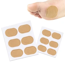 6 шт. Водонепроницаемая пена анти-шлифовальная наклейка в виде каблука ватный диск патч уход за ногами защита для ухода за ногами инструмент
