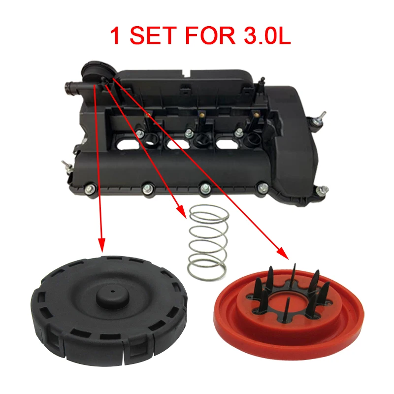 Valve Cover PCV Membrane Repair Kit for Land Rover Range Rover Jaguar