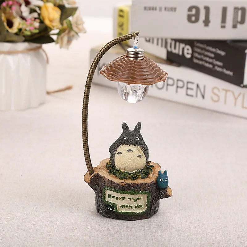 6pcs Mon voisin Totoro Figure Hayao Miyazaki Anime Bus Station Figure  Cadeaux Enfant