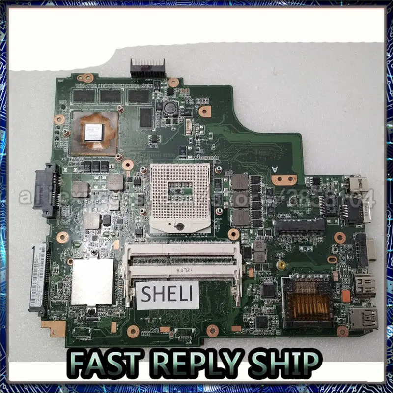 SHELI для Asus K43SV REV 3 0 материнская плата с видеокартой GT540M 1 ГБ USB DDR3|Материнские платы|