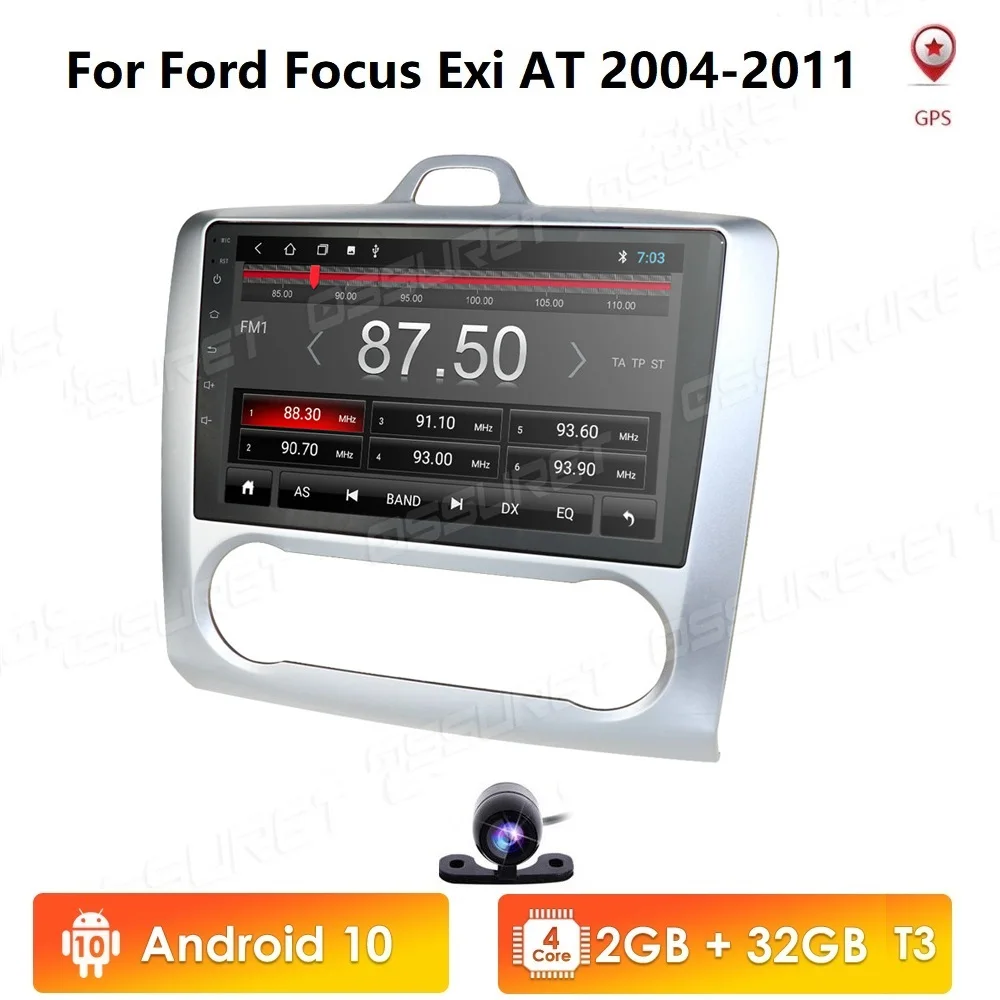 Hizpo 2G + 32G 9 дюймов Автомобильный Android 10 GPS навигатор 2 DIN автомобильный